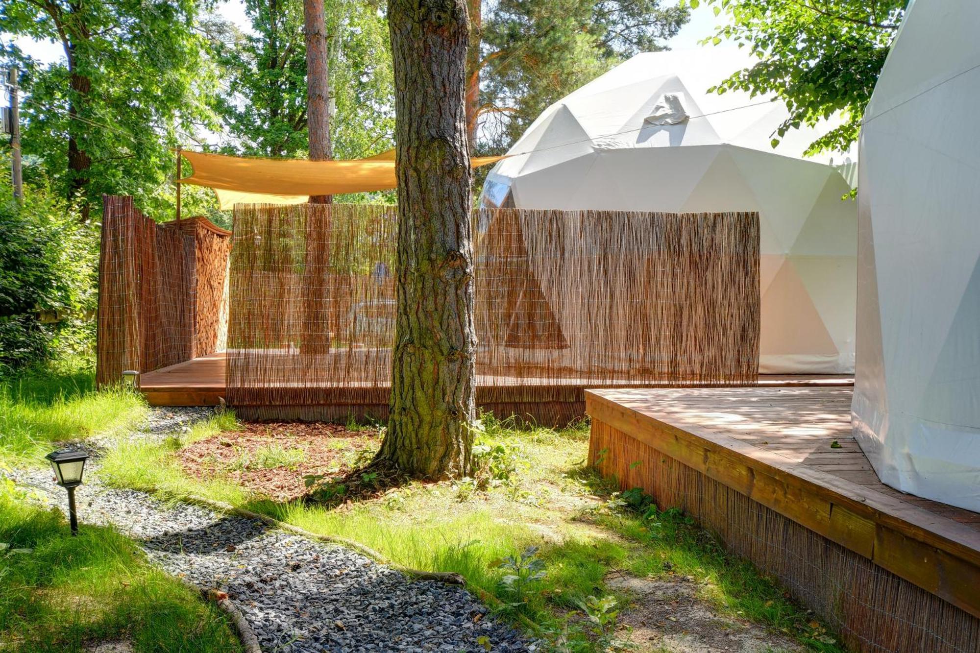 Tiche Misto Glamping Hotell Slapy  Eksteriør bilde
