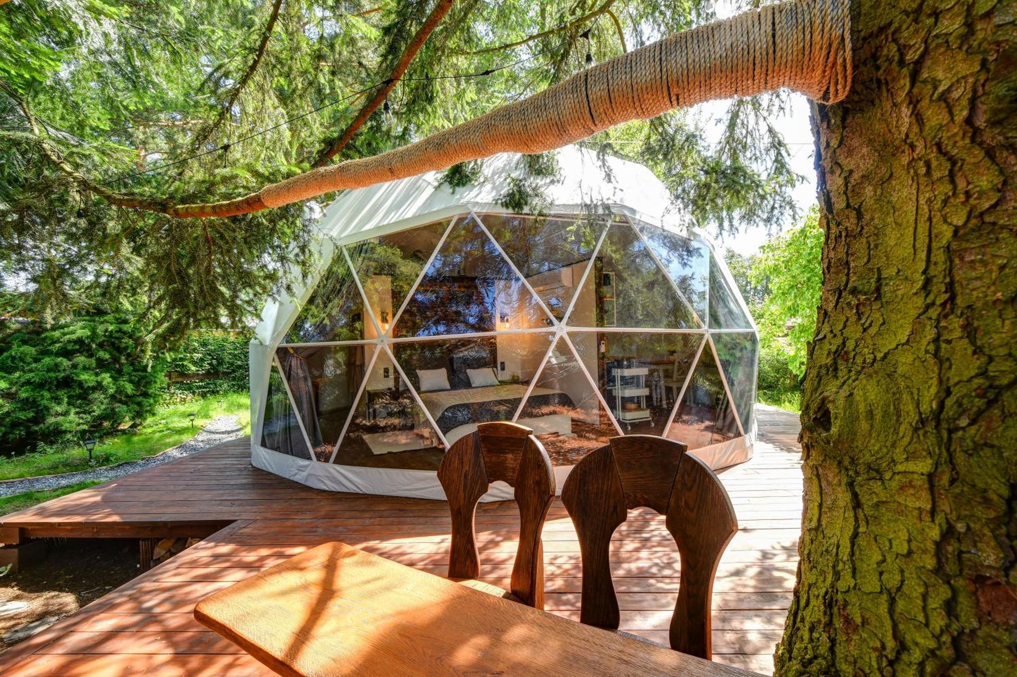 Tiche Misto Glamping Hotell Slapy  Eksteriør bilde